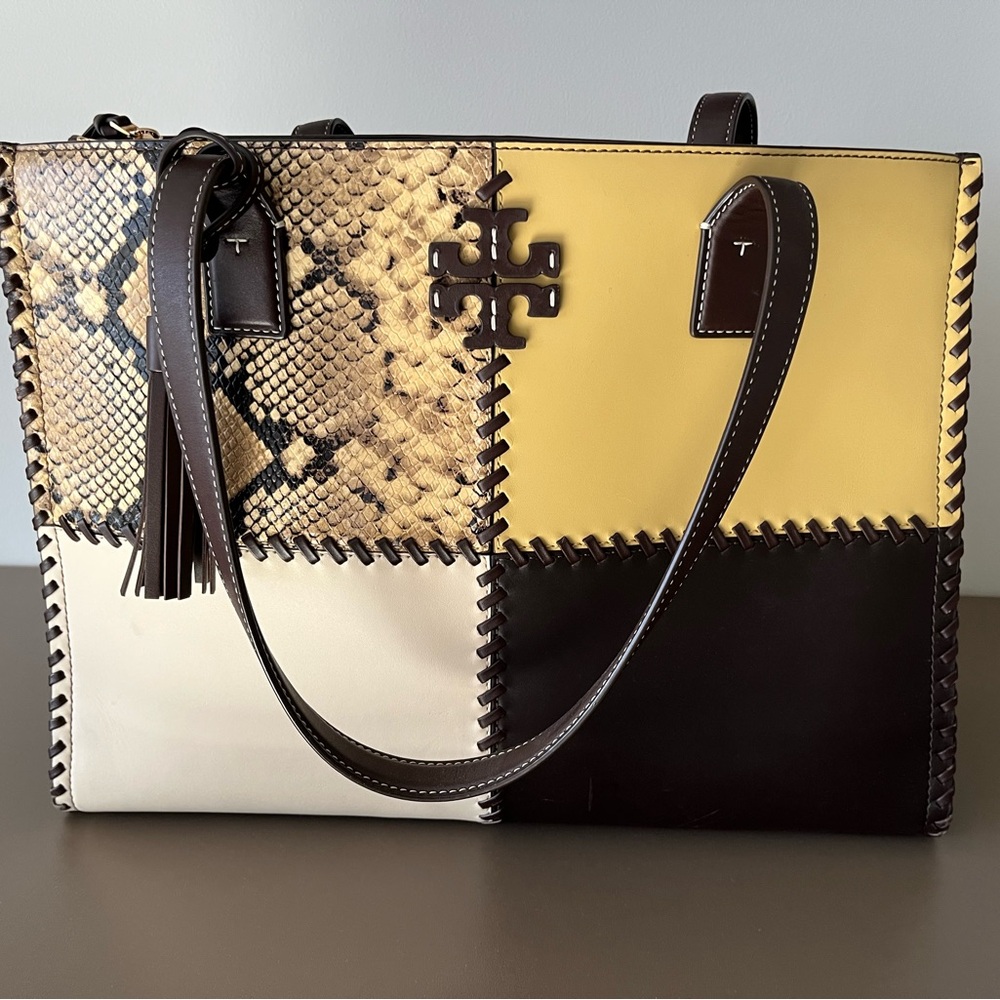 Tory Burch zippered tote